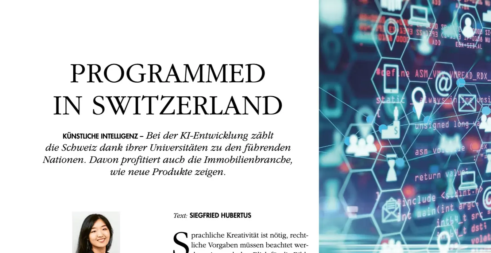 avendo in der Mai-Ausgabe von Immobilien Business – KI in der Immobilienbranche
