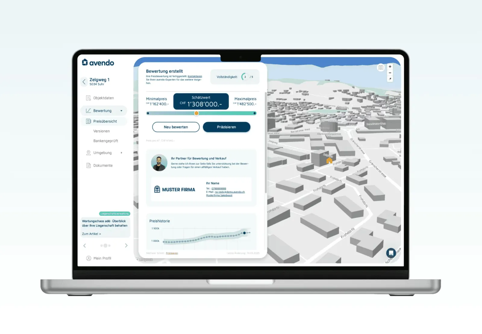 avendo Hauseigentümer-Plattform – automatisierte Leadpflege für Makler